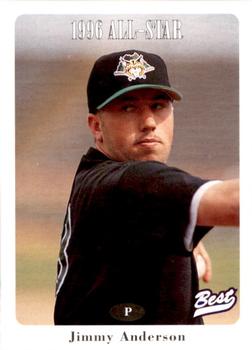 1996 Best Carolina League All-Stars 2 #4 Jimmy Anderson Front