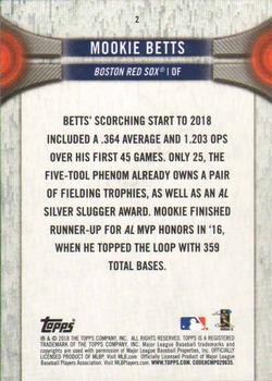 2018 Topps National Baseball Card Day #2 Mookie Betts Back