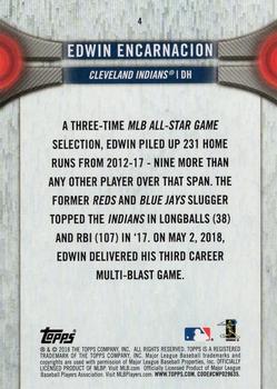 2018 Topps National Baseball Card Day #4 Edwin Encarnacion Back