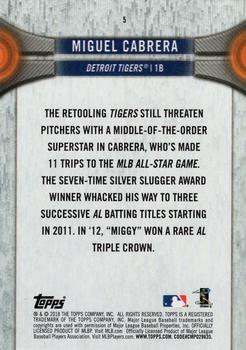 2018 Topps National Baseball Card Day #5 Miguel Cabrera Back