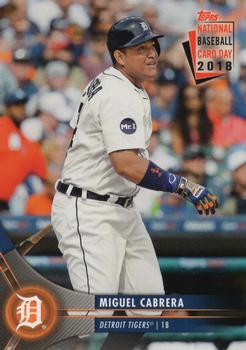 2018 Topps National Baseball Card Day #5 Miguel Cabrera Front