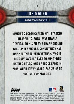 2018 Topps National Baseball Card Day #9 Joe Mauer Back