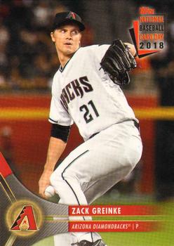2018 Topps National Baseball Card Day #16 Zack Greinke Front