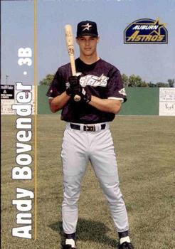 1995 Multi-Ad Auburn Astros #5 Andy Bovender Front