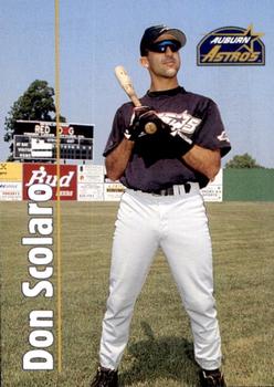 1995 Multi-Ad Auburn Astros #6 Don Scolaro Front
