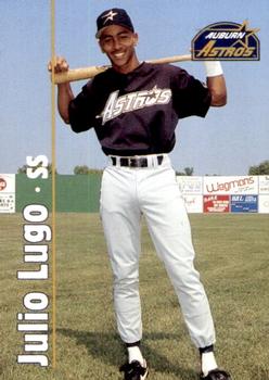 1995 Multi-Ad Auburn Astros #8 Julio Lugo Front