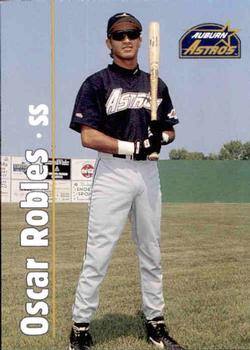 1995 Multi-Ad Auburn Astros #12 Oscar Robles Front