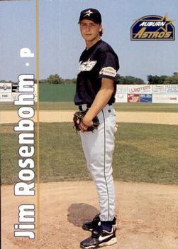 1995 Multi-Ad Auburn Astros #16 Jim Rosenbohm Front