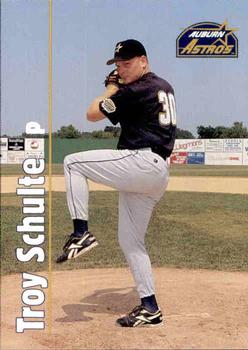 1995 Multi-Ad Auburn Astros #17 Troy Schulte Front