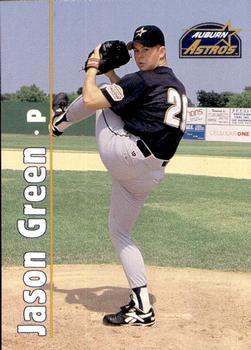 1995 Multi-Ad Auburn Astros #20 Jason Green Front