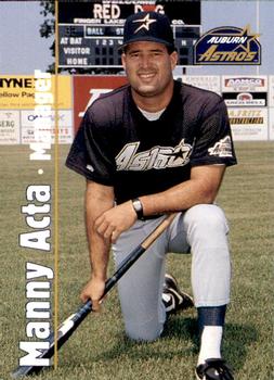 1995 Multi-Ad Auburn Astros #28 Manny Acta Front