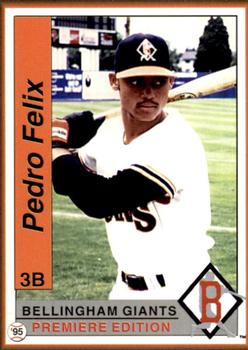 1995 Bellingham Giants #3 Pedro Feliz Front