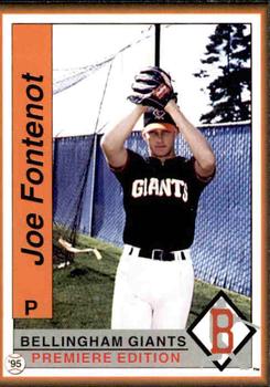 1995 Bellingham Giants #12 Joe Fontenot Front