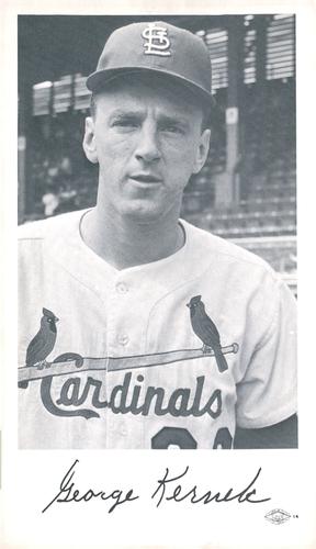1965 St. Louis Cardinals Photocards #NNO George Kernek Front