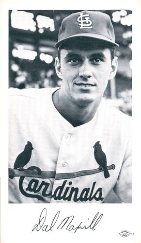 1965 St. Louis Cardinals Photocards #NNO Dal Maxvill Front