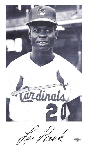 1964 St. Louis Cardinals Photocards #NNO Lou Brock Front