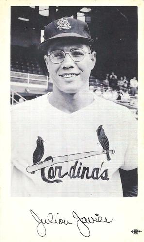 1964 St. Louis Cardinals Photocards #NNO Julian Javier Front