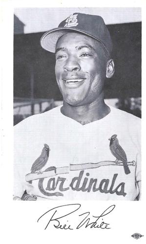1964 St. Louis Cardinals Photocards #NNO Bill White Front