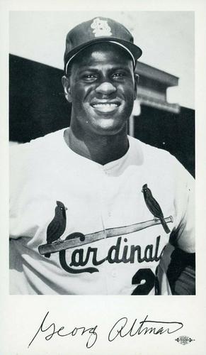 1963 St. Louis Cardinals Photocards #NNO George Altman Front