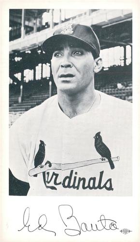 1963 St. Louis Cardinals Photocards #NNO Ed Bauta Front