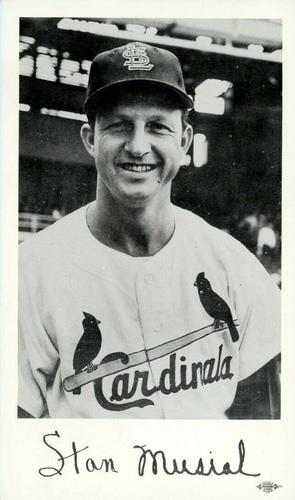 1963 St. Louis Cardinals Photocards #NNO Stan Musial Front