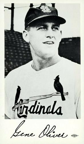 1963 St. Louis Cardinals Photocards #NNO Gene Oliver Front