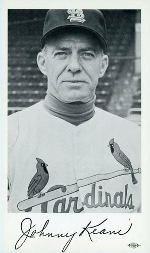 1962 St. Louis Cardinals Photocards #NNO Johnny Keane Front