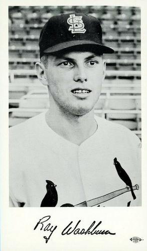 1962 St. Louis Cardinals Photocards #NNO Ray Washburn Front