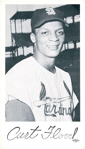 1961 St. Louis Cardinals Photocards #NNO Curt Flood Front