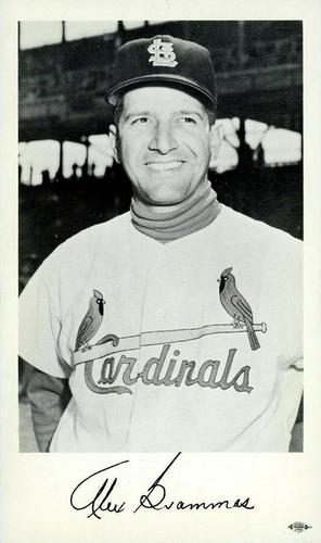 1961 St. Louis Cardinals Photocards #NNO Alex Grammas Front
