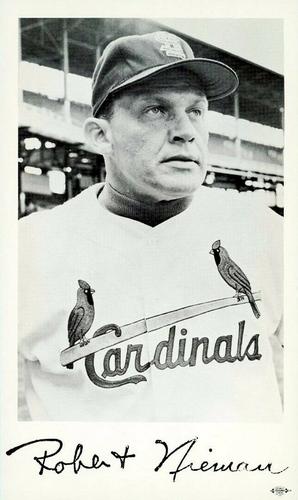 1961 St. Louis Cardinals Photocards #NNO Robert Nieman Front