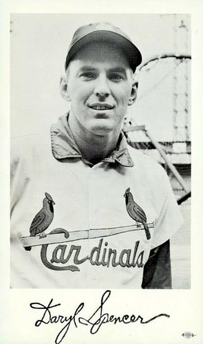 1961 St. Louis Cardinals Photocards #NNO Daryl Spencer Front