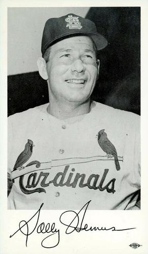 1960 St. Louis Cardinals Photocards #NNO Solly Hemus Front