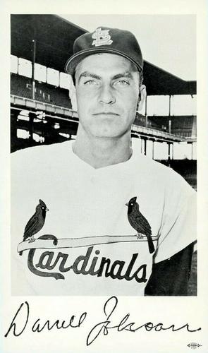 1960 St. Louis Cardinals Photocards #NNO Darrell Johnson Front