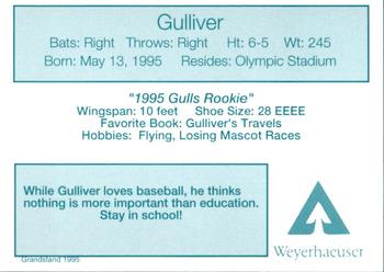 1995 Grandstand Grays Harbor Gulls #30 Gulliver Back