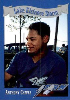 1995 Lake Elsinore Storm #8 Anthony Chavez Front