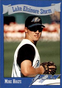 1995 Lake Elsinore Storm #16 Mike Holtz Front