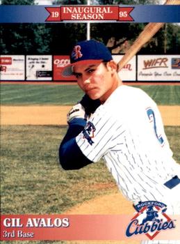 1995 Rockford Cubbies #NNO Gilbert Avalos Front