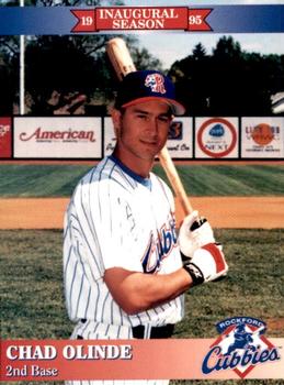 1995 Rockford Cubbies #NNO Chad Olinde Front