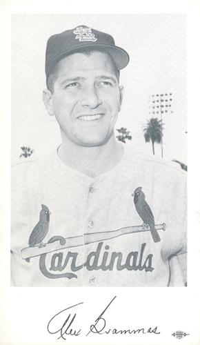 1959 St. Louis Cardinals Photocards #NNO Alex Grammas Front