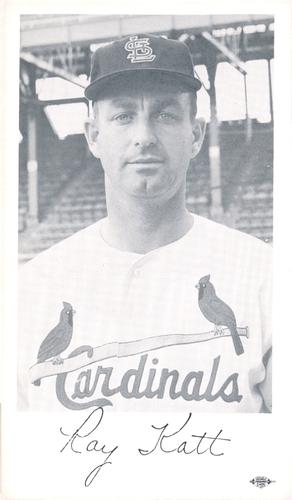 1959 St. Louis Cardinals Photocards #NNO Ray Katt Front