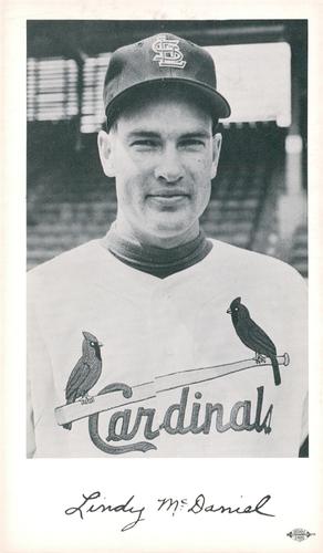 1959 St. Louis Cardinals Photocards #NNO Lindy McDaniel Front