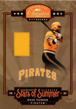 2005 Donruss Classics - Stars of Summer Material #BOS-6 Dave Parker Front