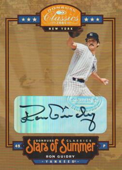 2005 Donruss Classics - Stars of Summer Signature #BOS-21 Ron Guidry Front