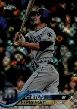 2018 Topps Chrome - X-Fractor #18 Wil Myers Front