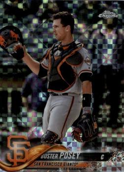 2018 Topps Chrome - X-Fractor #29 Buster Posey Front