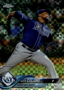 2018 Topps Chrome - X-Fractor #30 Alex Colome Front
