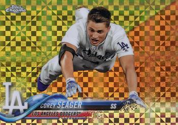2018 Topps Chrome - X-Fractor #192 Corey Seager Front