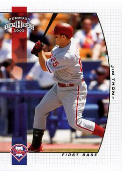 2005 Donruss Team Heroes #238 Jim Thome Front