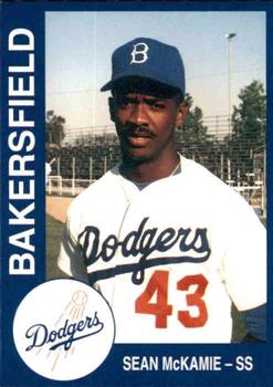 1993 Cal League Bakersfield Dodgers #19 Sean McKamie Front